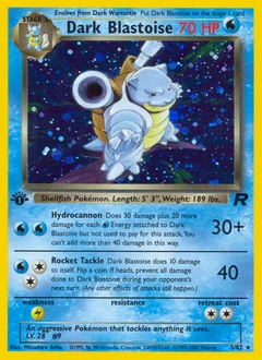 Dark Blastoise Team Rocket 3/82