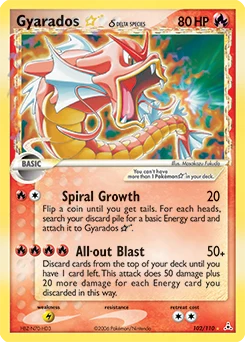 Gyarados ☆ δ 102/111