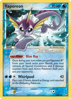 Vaporeon ☆ 102/108