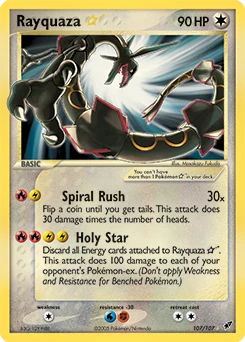 Rayquaza ☆ 107/108