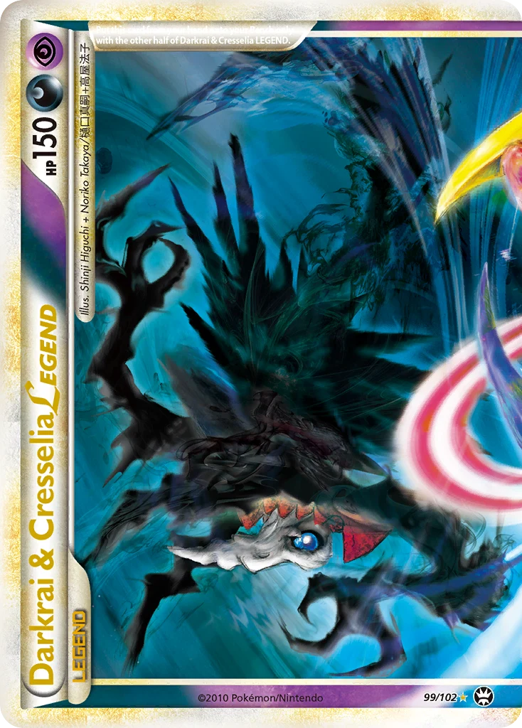 Darkrai y Cresselia LEGEND mitad superior