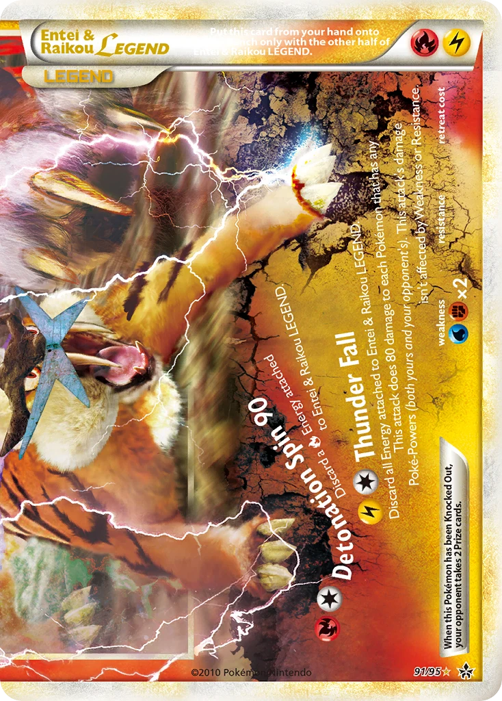 Entei y Raikou LEGEND mitad inferior