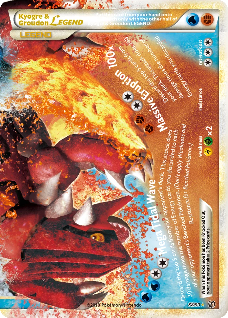 Kyogre y Groudon LEGEND mitad inferior