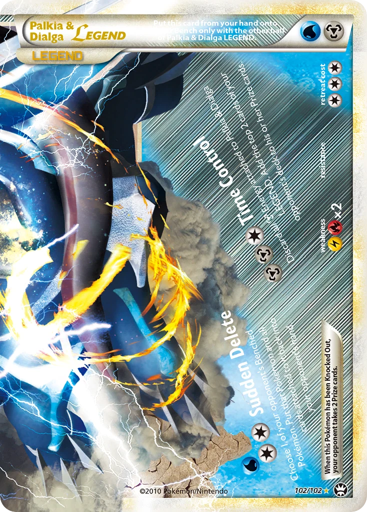 Palkia y Dialga LEGEND mitad inferior