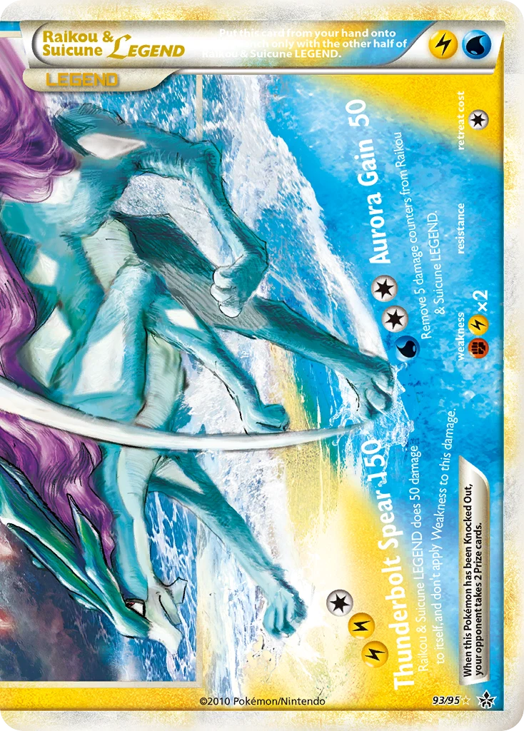 Raikou y Suicune LEGEND mitad inferior