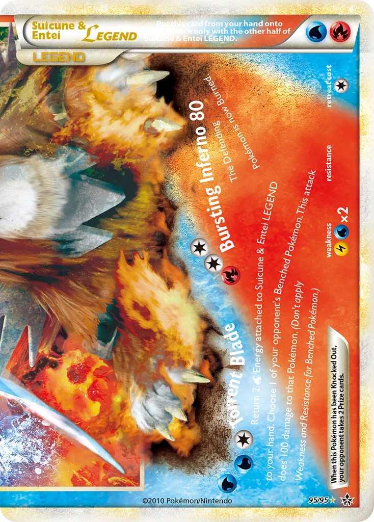 Suicune y Entei LEGEND mitad inferior