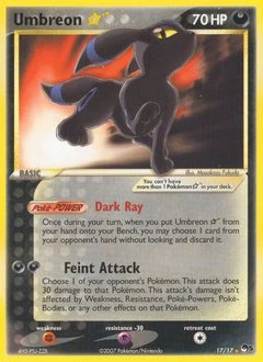 Umbreon ☆ (POP Series 5, inglesa) 17/17