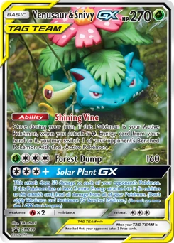 Venusaur & Snivy GX SM Promos SM229