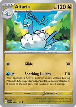 Altaria Llamas Obsidianas 160/197