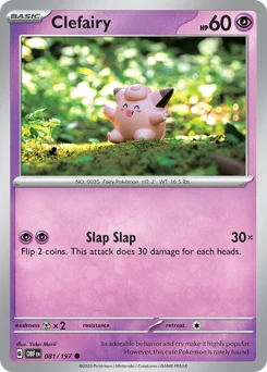 Clefairy Llamas Obsidianas 81/197