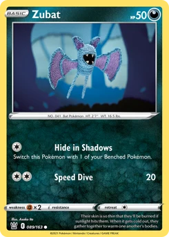 Zubat Estilos de Combate 89/163