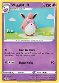 Wigglytuff Golpe Fusión 111/264